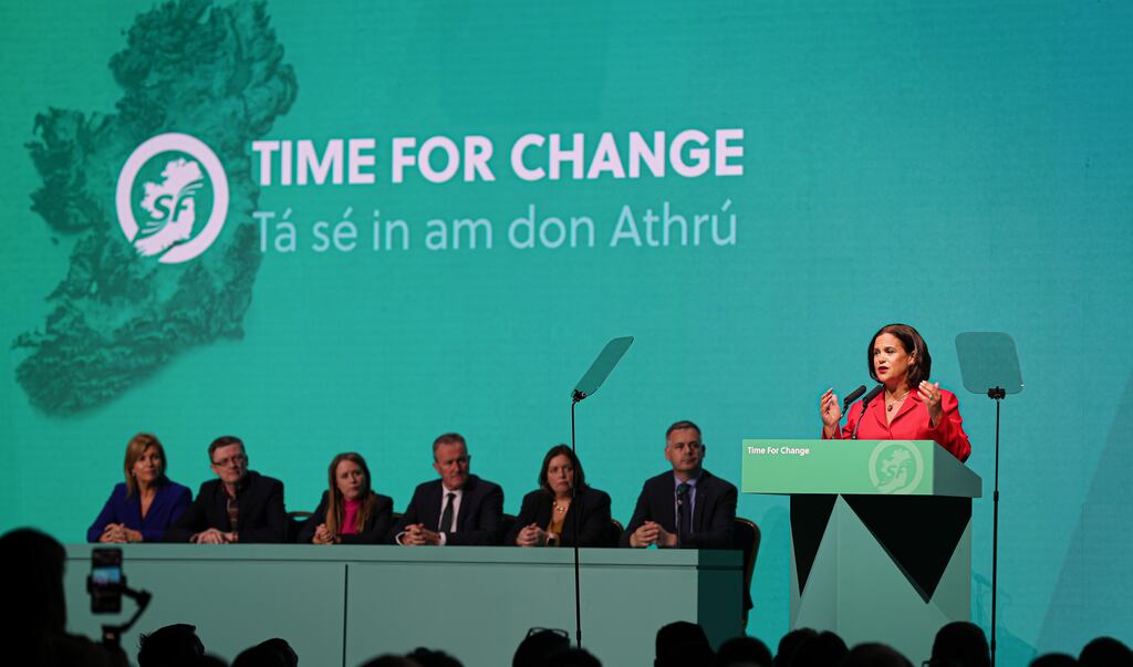 Mary Lou McDonald's Sinn Féin and the business community are sounding each other out ahead of the party's expected involvement in government after the next general election. Photograph: Damien Storan/PA