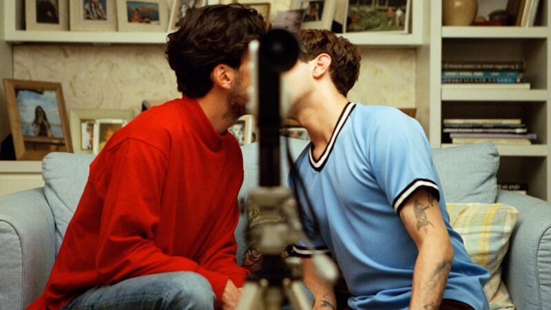 Gabriel D’Almeida Freitas and Xavier Dolan in Matthias & Maxime. Photograph: Shayne Laverdiere/Les Films Séville