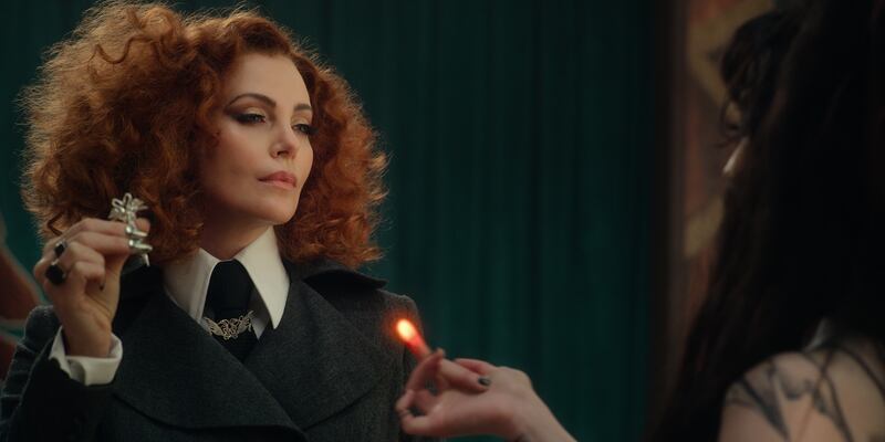 Charlize Theron in The School for Good and Evil. Photograph: Netflix
