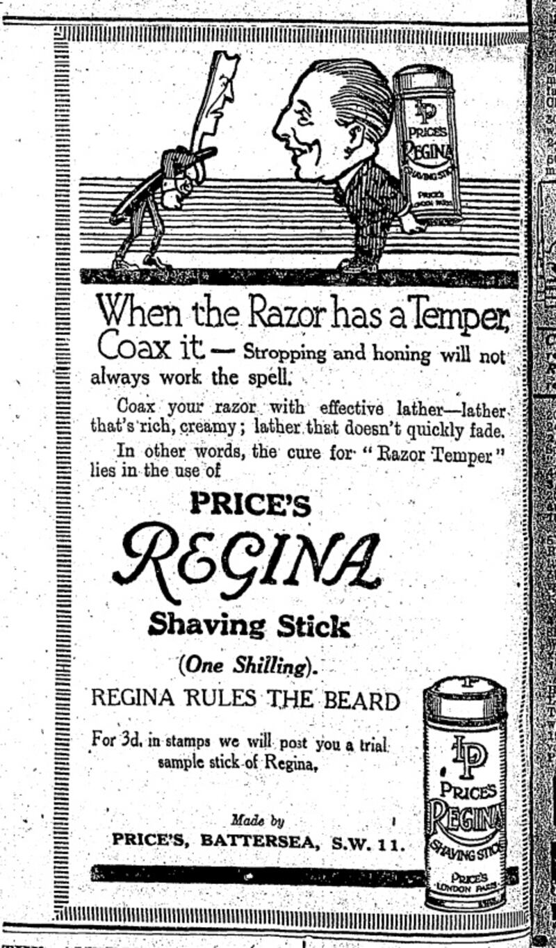 When the razor has a temper, coax it (March 8th, 1919)