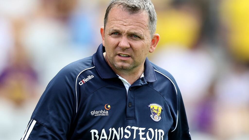 Davy Fitzgerald is to remain on as Wexford senior hurling manager for a third successive year. Photo: Oisin Keniry/Inpho