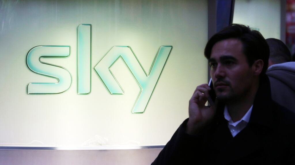 Sky is the largest pay-TV company in Ireland, where it also sells broadband and telephony services. Photograph: Chris Ratcliffe/Bloomberg