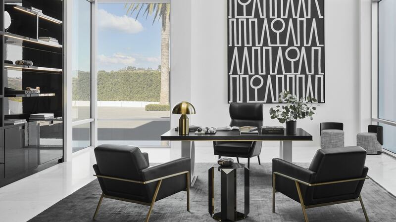 The home features a ‘philanthropy wing’ to host charity galas for up to 200 people.