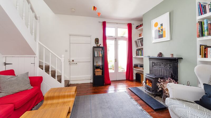 Living room opening to garden