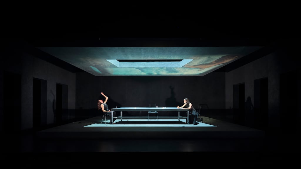 The God and His Daughter: Eileen Walsh and Zara Devlin. Photograph: Ros Kavanagh