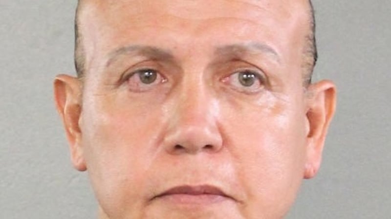 Cesar Altieri Sayoc is pictured in Ft. Lauderdale, Florida, U.S. in this August 2015 handout booking photo obtained by Reuters. Image: Broward County Sheriff’s Office/Handout via Reuters