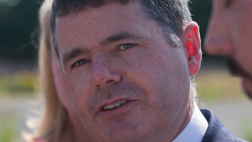 Minister for Finance Paschal Donohoe said refocusing would aid in the delivery of Project Ireland 2040, a €116bn national development plan unveiled in February. Photograph: Gareth Chaney Collins