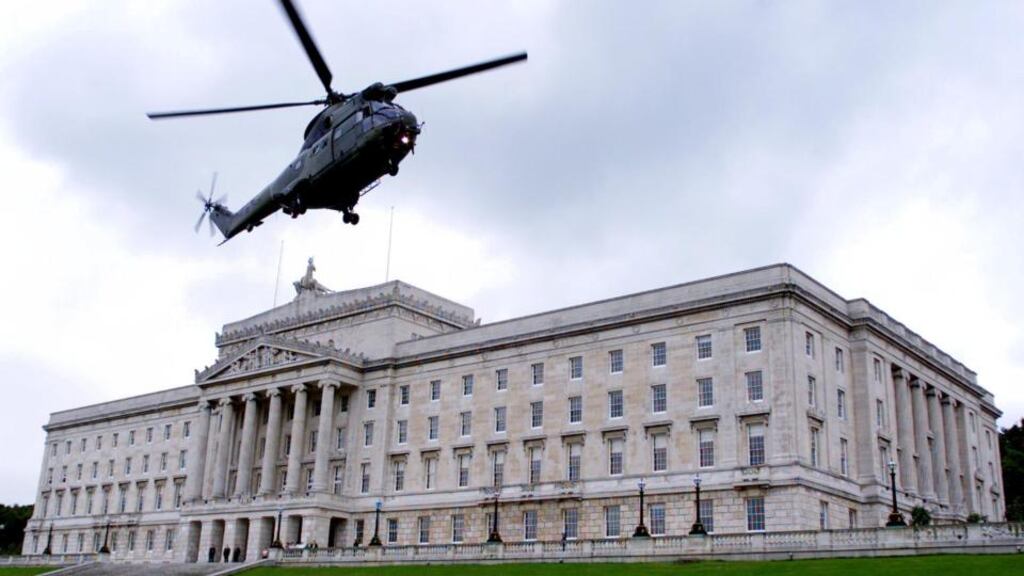 The Progressive Unionist Party put forward its vision for reconciliation amid ongoing political stalemate between the main parties at Stormont over a strategy to bring communities together. Photograph: Ferran Paredes/Reuters
