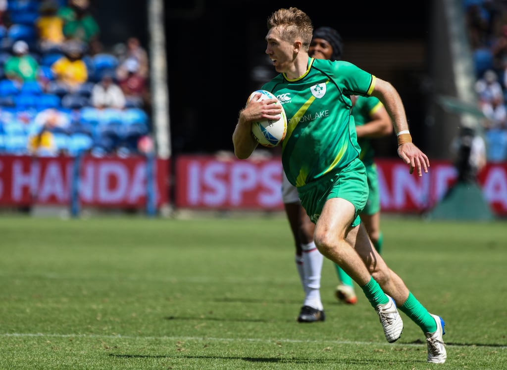Terry Kennedy: the Ireland team is boosted by the the inclusion of the 2022 World Rugby Men’s Sevens Player of the Year. Photograph: Lachlan Lawson/Inpho