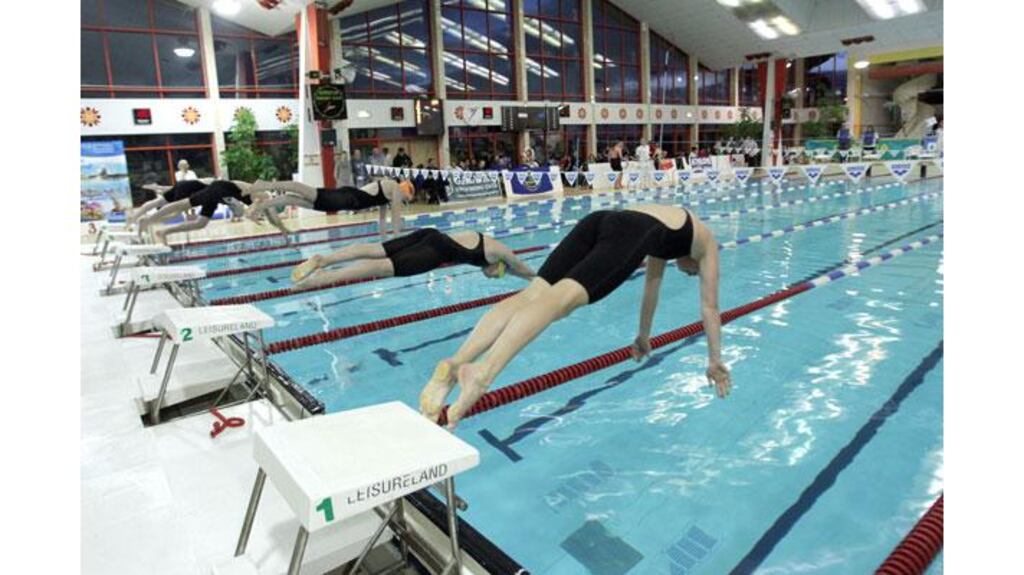 General view of the Irish Short Course National Swimming Championships in Salthill, Galway (Photograph: James Crombie/Inpho)