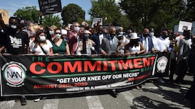 Thousands gather on anniversary of Martin Luther King’s speech