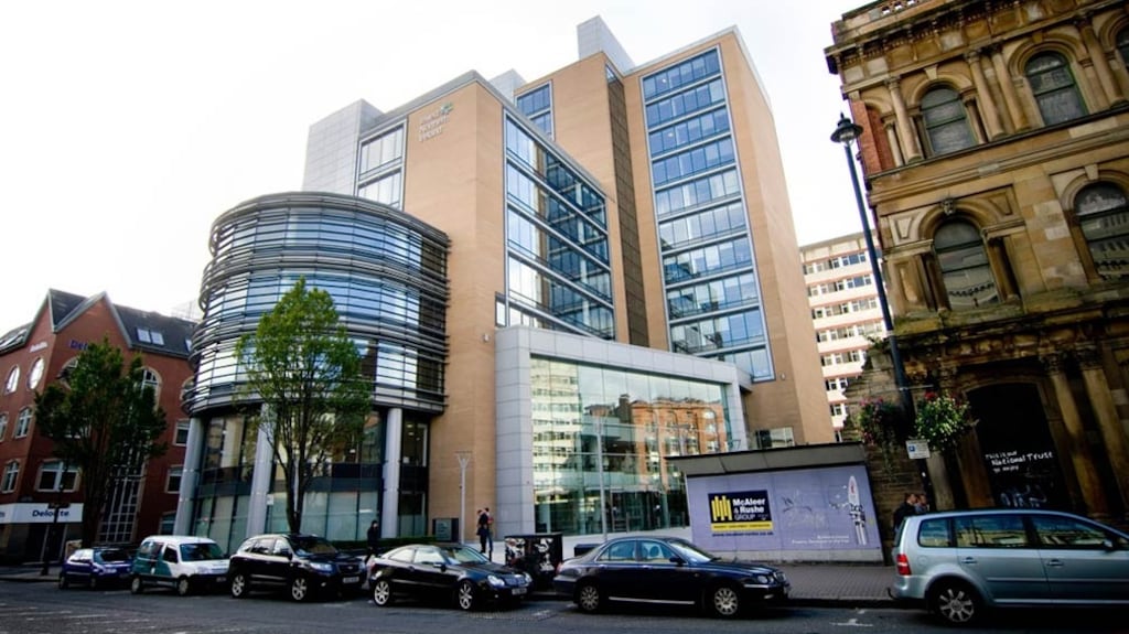 Invest NI’s headquarters in Belfast: one of McAleer and Rushe’s recent construction projects.
