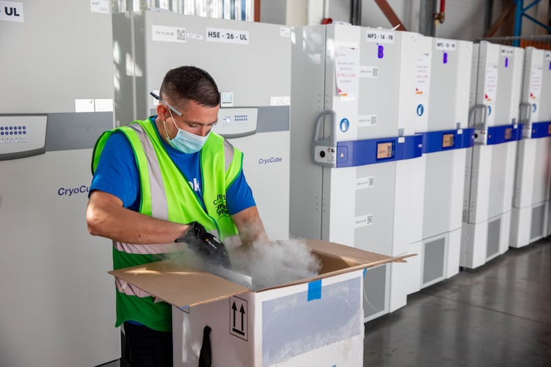 Behind the scenes people worked to transport vaccines to nursing homes, GP surgeries, vaccination centres and pharmacies throughout Ireland.