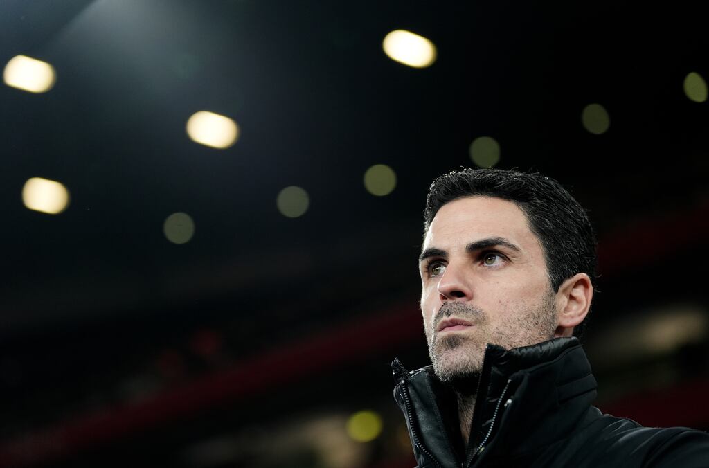 Arsenal manager Mikel Arteta. Photograph: Bradley Collyer/PA Wire
