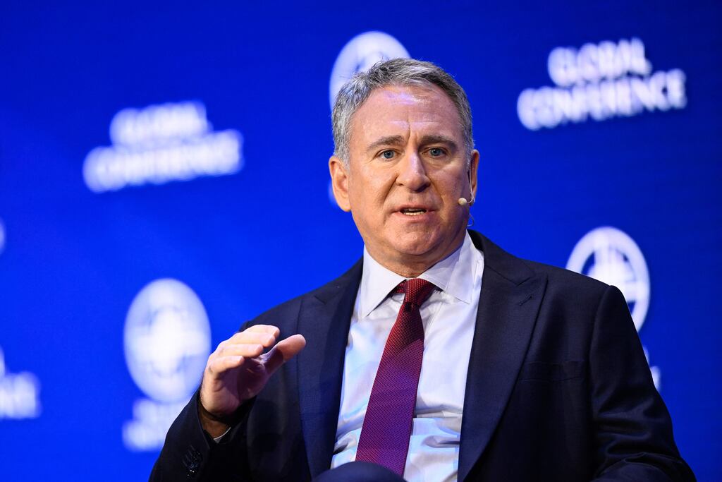 Ken Griffin, founder and chief executive of Citadel, has criticised students at Harvard University. Photograph: Patrick T Fallon/AFP via Getty Images