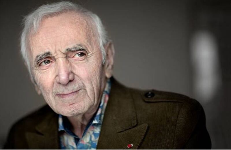Charles Aznavour photographed in Spain in 2015. File photograph: Getty Images