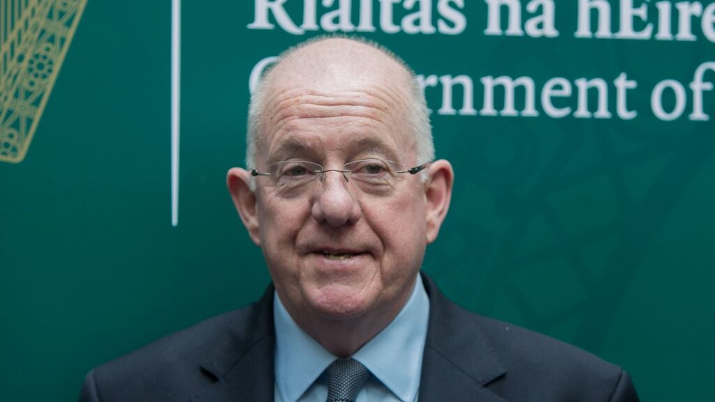 Minister for Justice  Charlie Flanagan accepted an amendment tabled by Senator Michael McDowell during a Committee Stage debate.  Photograph: Gareth Chaney Collins