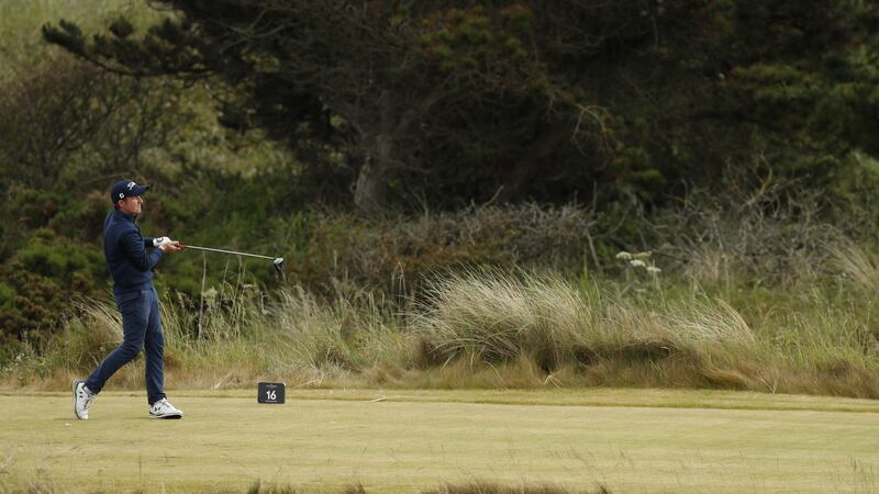 Galway’s Ronan Mullarney in action during  of Ireland in action during the British Amatuer championship at Portmarnock Golf Club. Photograph: R&A via Getty Images