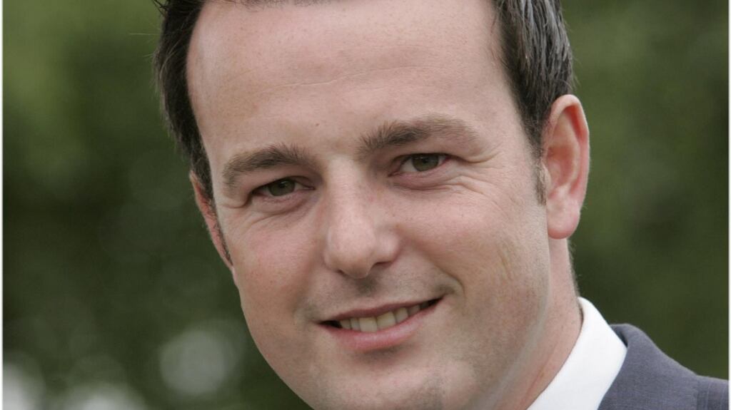 Colum Eastwood: “Hungry for change and ready to lead”. Photograph: Dara Mac Dónaill
