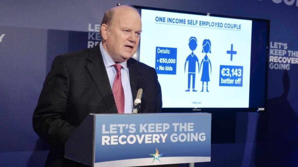 Minister for Finance Michael Noonan will be glad he announced abolition of the double Irish, but might wish he had not left so long a phase-out time for companies still here. Photograph: Alan Betson