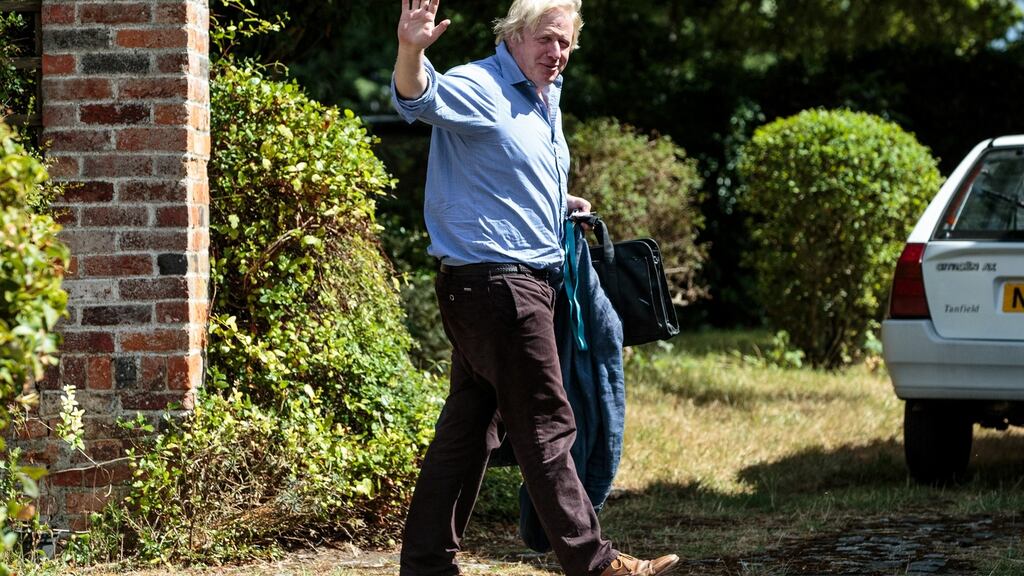 Former British foreign secretary Boris Johnson plays the Fool but wants to be Nuncle. This may be clever, but it is also intolerable. Photograph: Jack Taylor/Getty Images