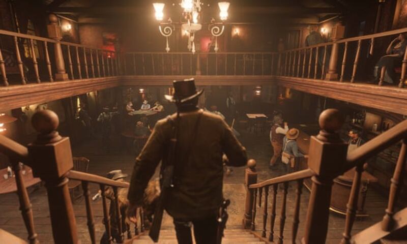 Red Dead Redemption 2: the swing-door saloons are there, but so is an industrialised city