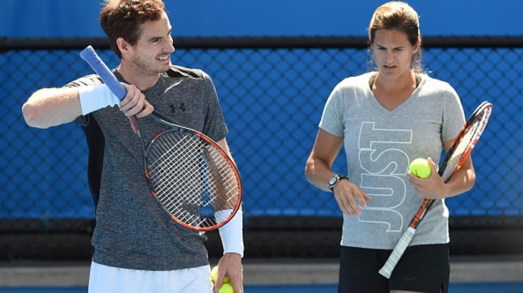 Andy Murray has announced his split with coach Amelie Mauresmo. Photograph: Getty