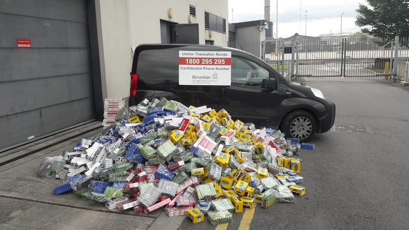 Tobacco seized as part of an operation targeting locations in Dublin 7 and 9