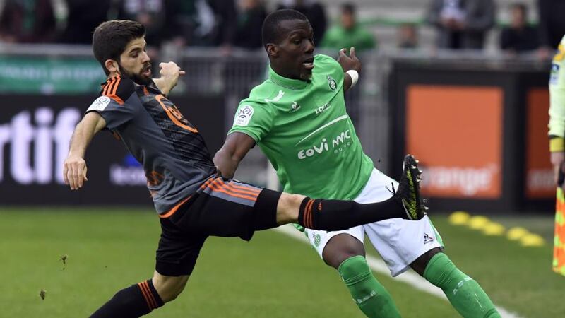 Saint-Etienne’s Florentin Pogba, a brother of Manchester United midfielder Paul. Photograph: Getty Images/Inpho