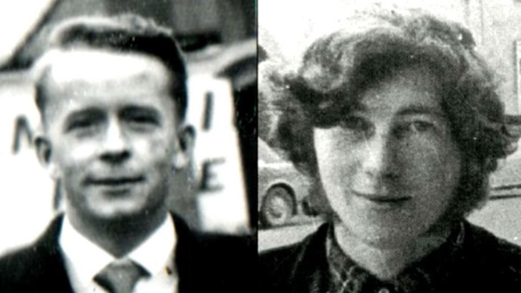 Michael Naan (left) and Andrew Murray were murdered by Sgt Stan Hathaway and Corporal John Byrne of the Argyll and Sutherland Highlanders in 1972