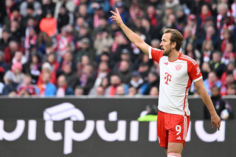 Harry Kane: Bayern Munich's striker has made a remarkable impact in his first season in Germany and 2024 promises more opportunity via the Champions League and, at international level, the European Championship. Photograph: Lukas Barth/AFP via Getty Images