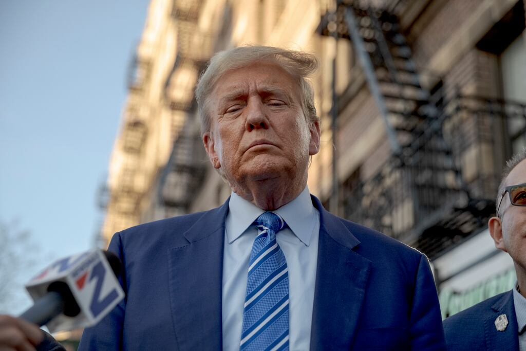 Donald Trump: Since securing the Republican nomination, he has been trying to narrow the financial advantage held by President Joe Biden and the Democratic Party, whose war chest is twice the size of his own. Photograph: Anna Watts/New York Times