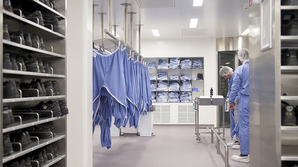 Pfizer manufacturing operations related to the Covid vaccine at the Pfizer bioNtek in Puurs, Belgium. Photograph: Pfizer