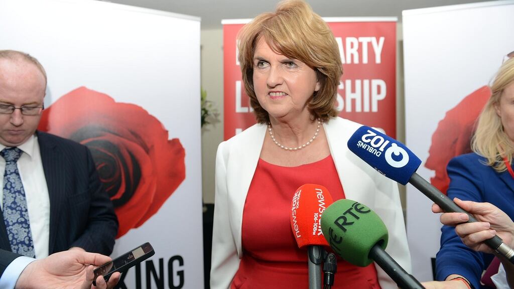 ‘Joan Burton, the hot favourite to take over as the new Labour Party leader, couldn’t resist describing those who favoured a €2 billion adjustment as “austerity hawks”. The use of this trite phrase plays straight into the hands of the Opposition and undermines Labour’s own considerable achievement in Government.’ Photograph: Eric Luke / The Irish Times