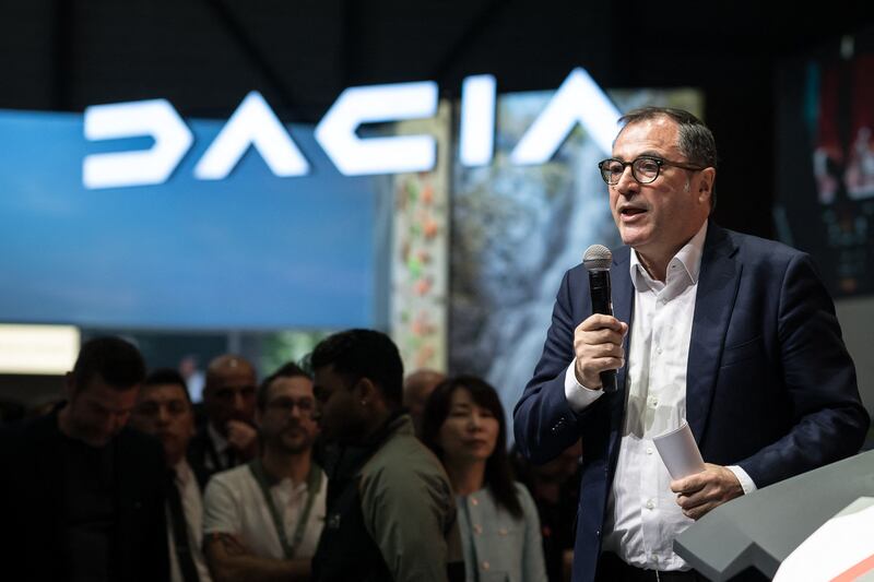 Dacia chief executive Denis Le Vot: 'When we talk to our customers, value for money is the number one thing for them, and then it’s style.' Photograph: Fabrice Coffrini/AFP via Getty Images