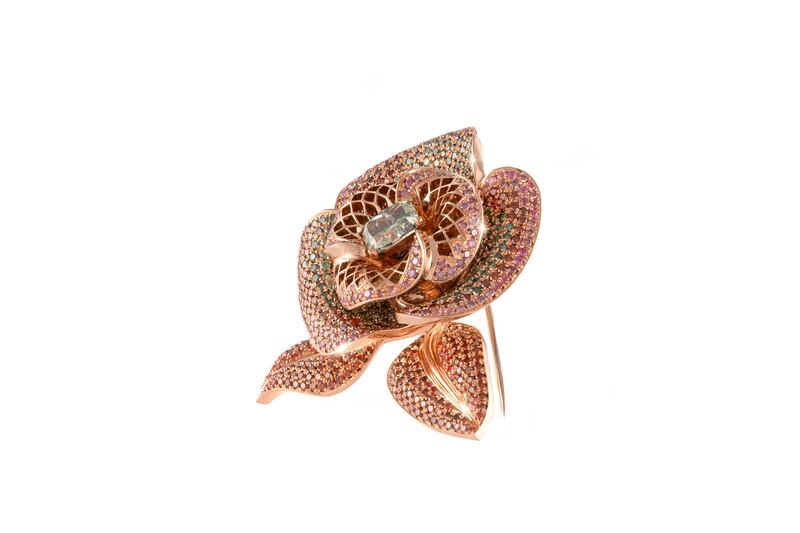 Autumn in New York brooch by Nigel O Reilly