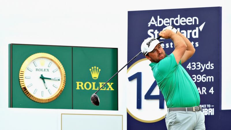 Graeme McDowell shot a 66 in the second round of the Scottish Open. Photograph: Andrew Redington/Getty