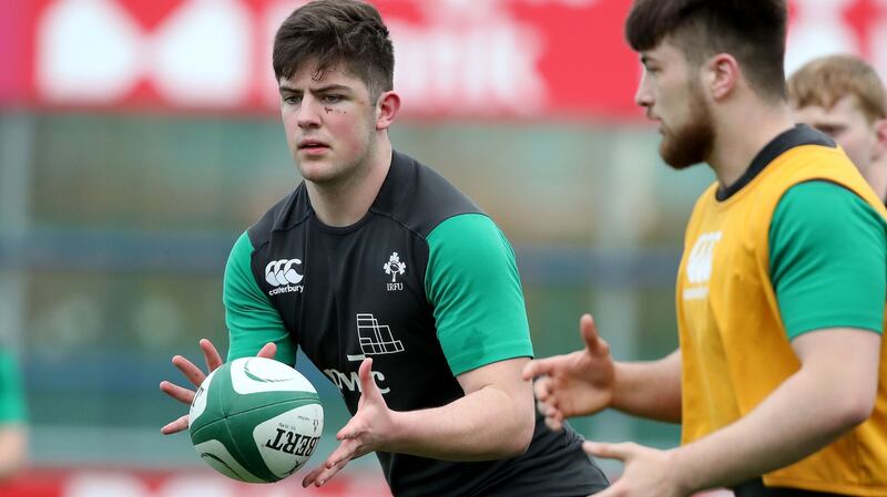 Luke Clohessy has been called-up as an injury replacement for the Ireland Under-21 team in Argentina. Photograph: Bryan Keane/Inpho