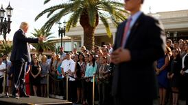 Trailing Trump focuses on Florida and promises ‘surprises’