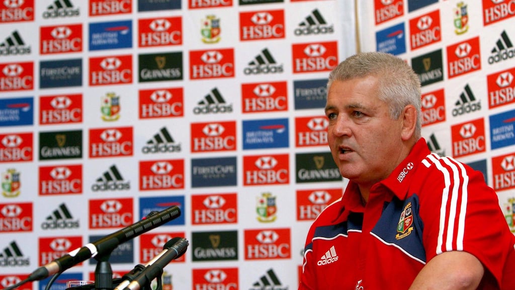 Warren Gatland has again been confirmed as the British and Irish Lions head coach. Photograph: Dan Sheridan/Inpho