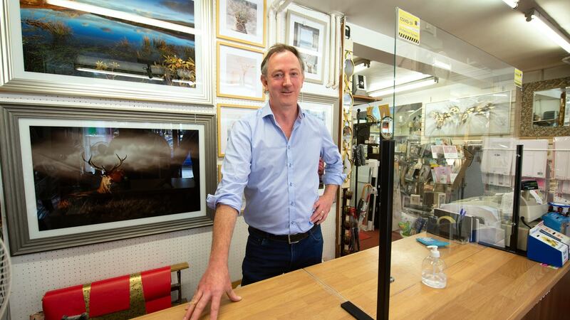 Joe McFadden in McFadden’s Gift & Home  in Letterkenny, Co Donegal. Photograph:  Joe Dunne