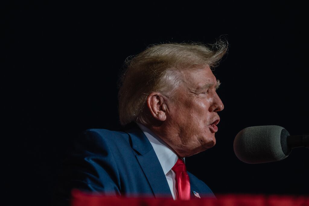 Former US president Donald Trump: partially released affidavit could shed light on what investigators hoped to find at his Miami resort. Photograph: Jamie Kelter Davis/New York Times