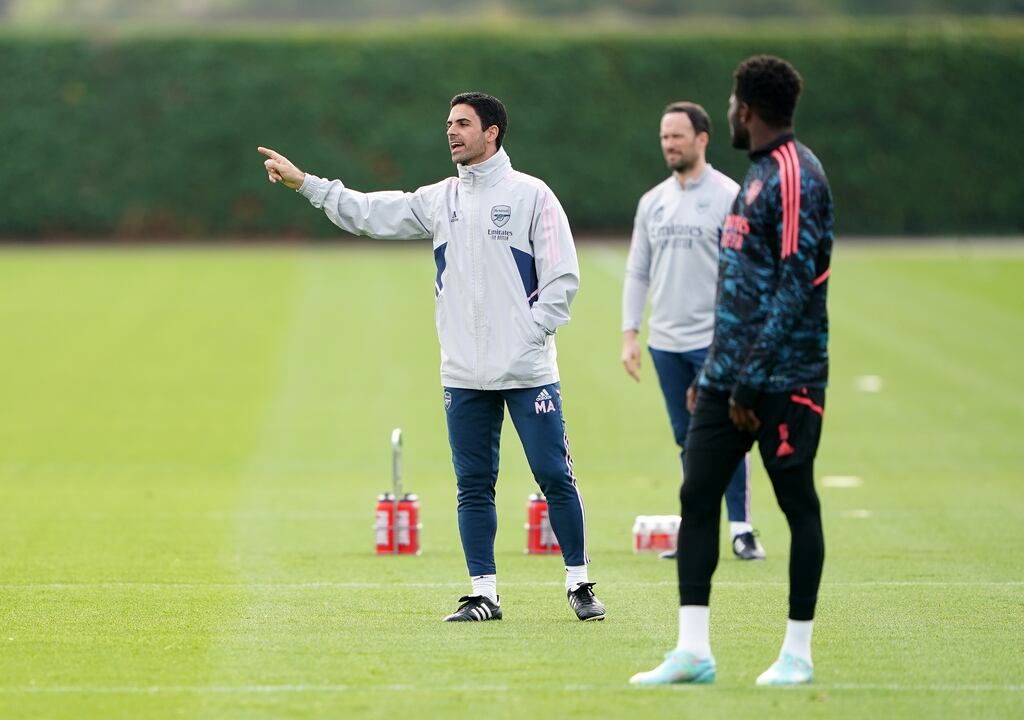 Mikel Arteta has hit back against suggestions from his former captain that he can't manage 'big players'. Photograph: Zac Goodwin/PA