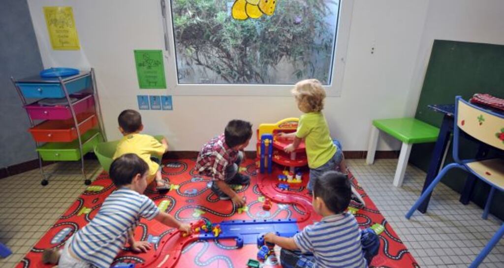 While there was no immediate concern about young children being confined to their homes, small spaces and a lack of outdoor space would be an issue, as would any prolonged absence of peer interaction. Photograph: Frank Perry/ AFP