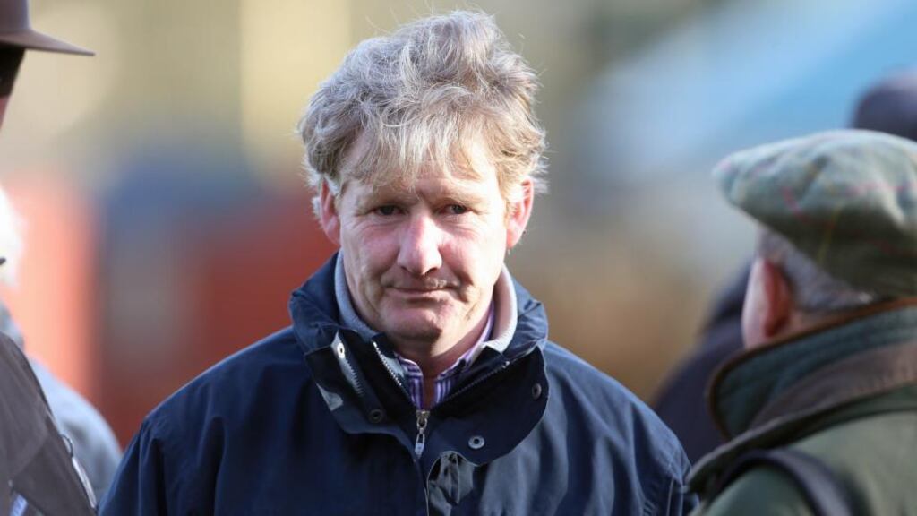 Trainer Philip Fenton at Clonmel Racecourse. Photograph:   Niall Carson/PA Wire
