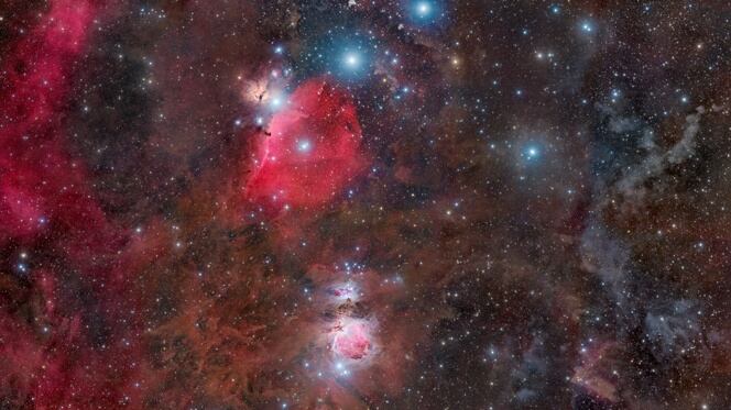 Part of the Orion image by Tom O’Donoghue and Olly Penrice. It was captured over a four-year period, with the image processing taking a further six months to process