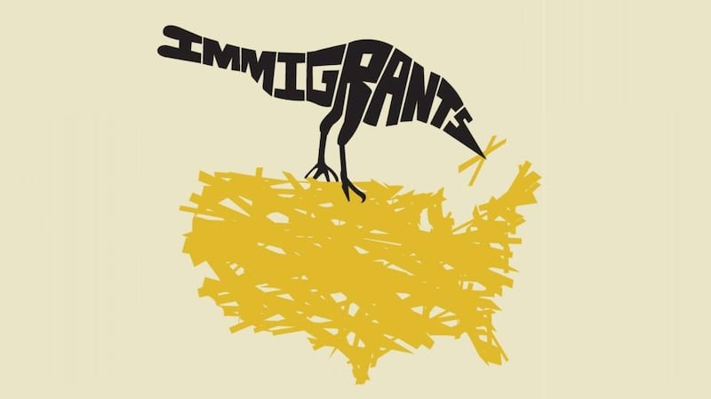 Poster by Mary Pennington from the US is one of 50 on display at the Embassy of Mexico in Dublin.