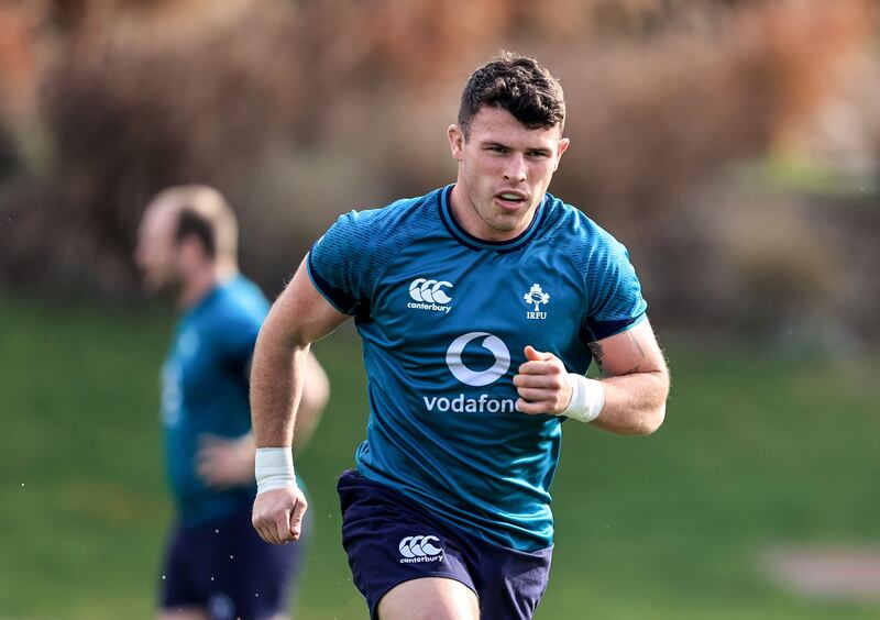 Calvin Nash's work both on and off the ball has been highlighted as key to him making his first start in the Six Nations against France. Photograph: Dan Sheridan/Inpho