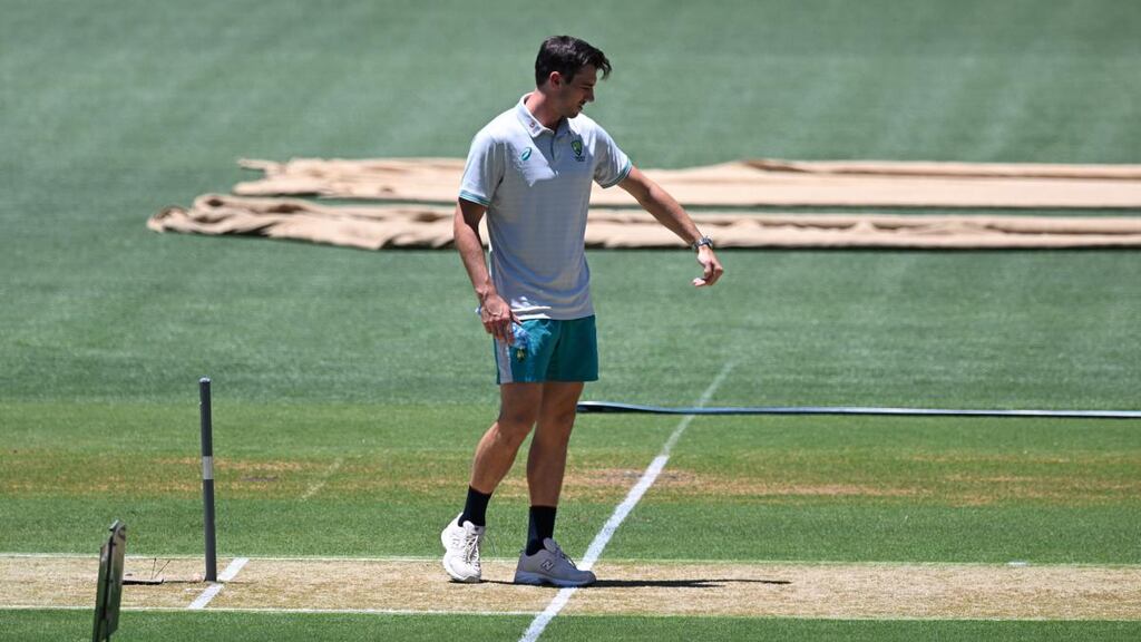 Australis captain Pat Cummins has been ruled out of the second Test in Adelaide hours before the toss. Photograph: Dave Hunt/EPA