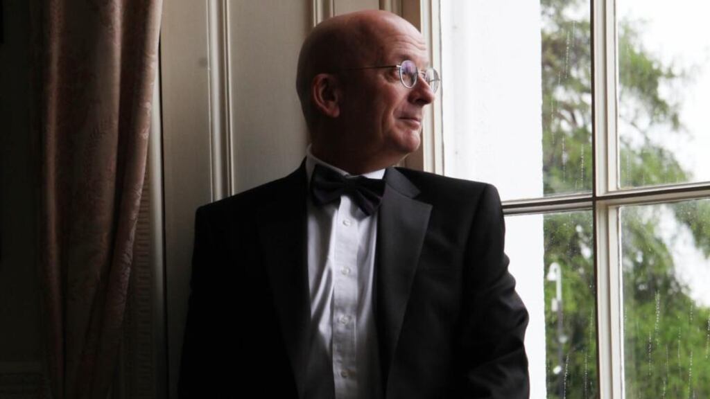 Roddy Doyle at the Ireland Fund’ss annual conference at which he received the fund’s annual literary award. Photograph: Leon Farrell/Photocall Ireland.